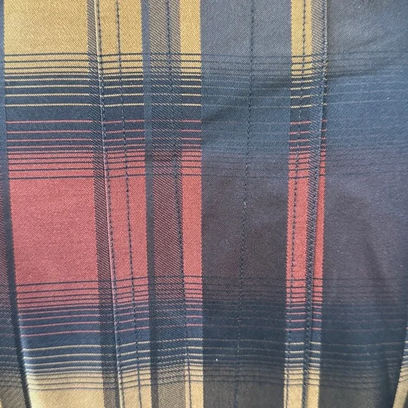 Samuel Dong Classic Bubble Dress Trench Coat in Plaid Floral Brocade  Small - Picture 7 of 11